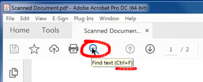 How to Search a PDF File for Text